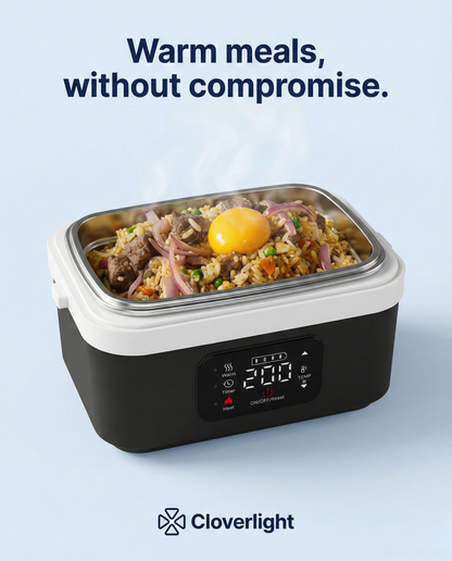 Cloverlight Heated Lunch box